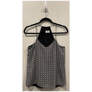 EXPRESS Geometric Black White Barcelona Tank Top